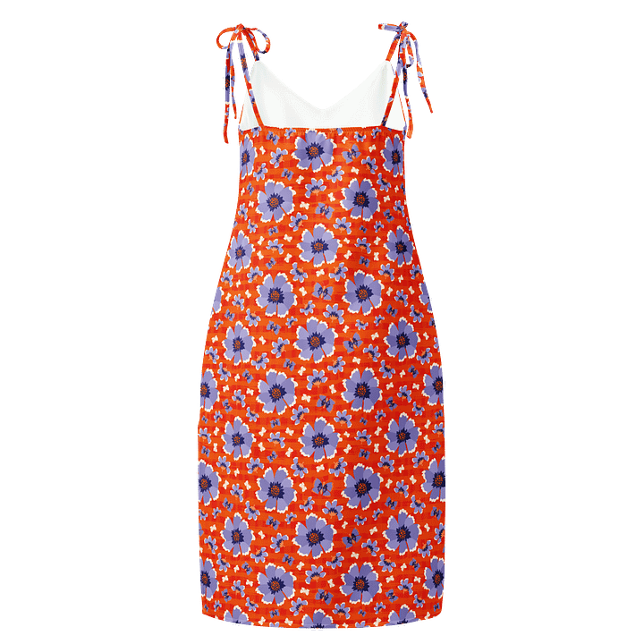 Orange Bloom Chiffon Slip Dress product image (2)