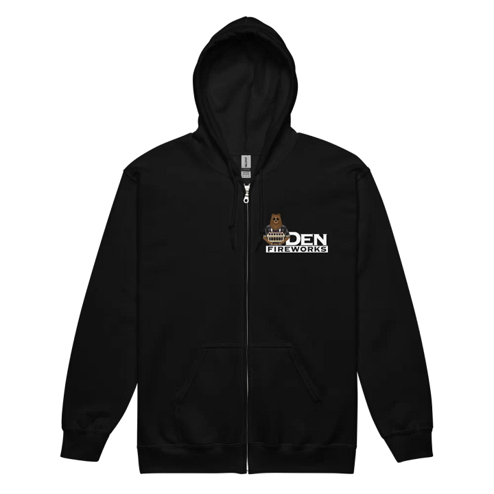 Black Zip up hoodie product image (2)