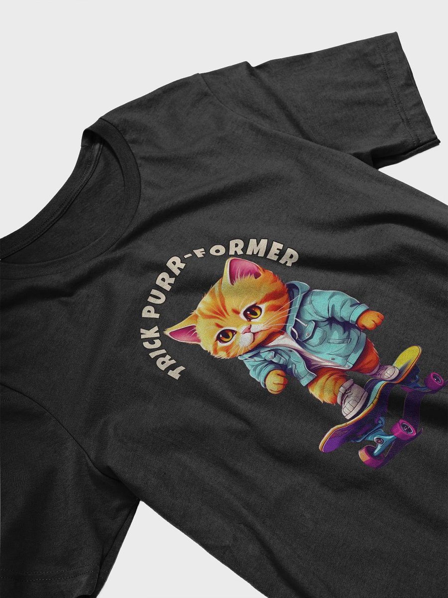 Novelty Graphic T Shirt | Trick Purr-Former product image (2)