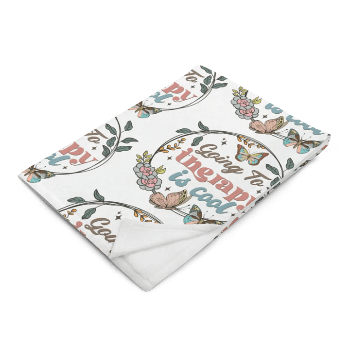 Going To Therapy Is Cool Blanket product image (2)