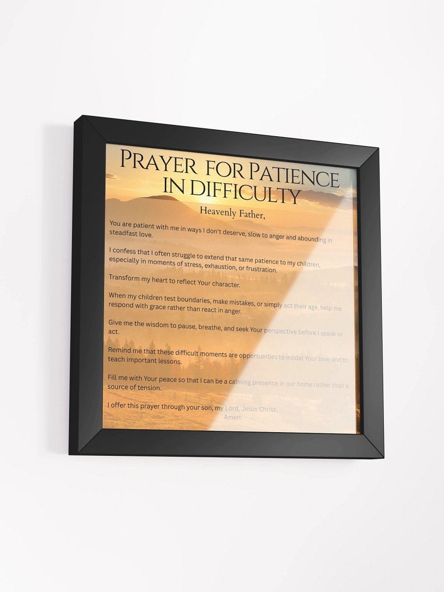 Prayer for Patience in Difficulty - Square product image (3)