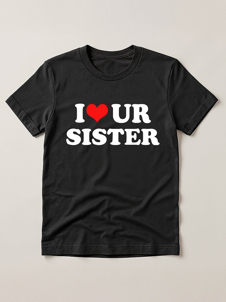 I love your sister T-shirt product image (1)
