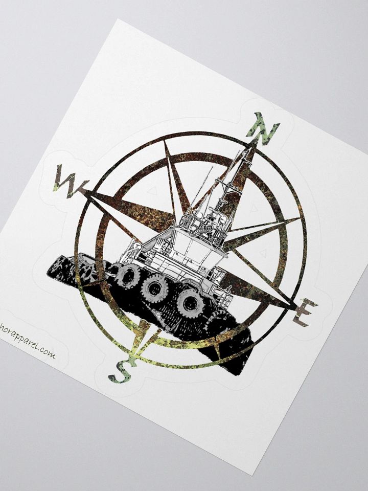 Compass Rose Marshall Foss Cut Stickers product image (5)