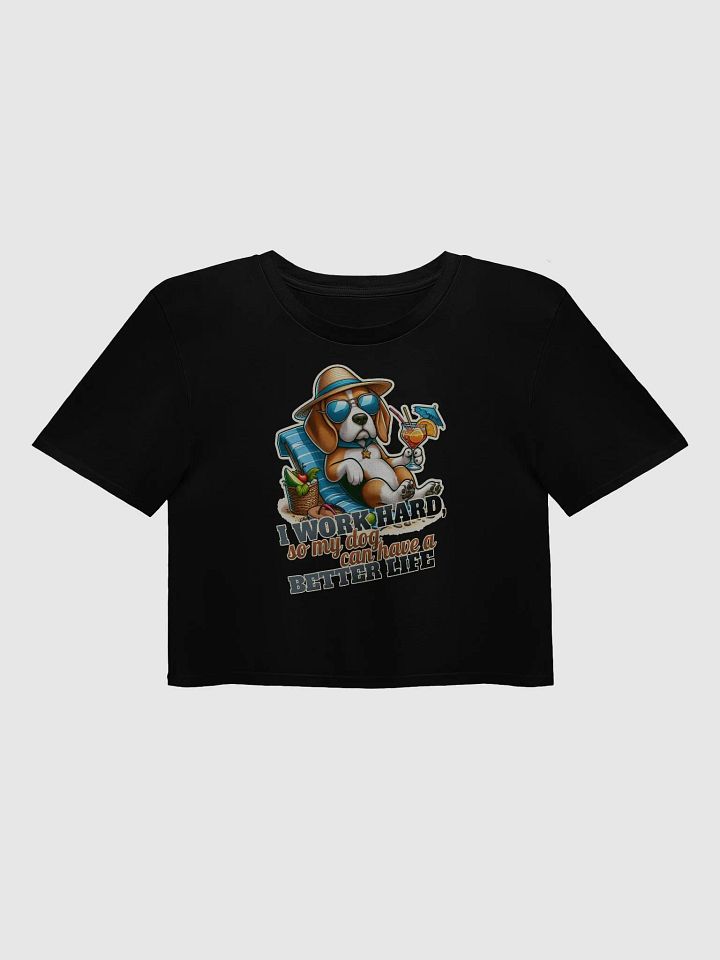 Work Hard - Beagle Beach - Crop Top product image (9)