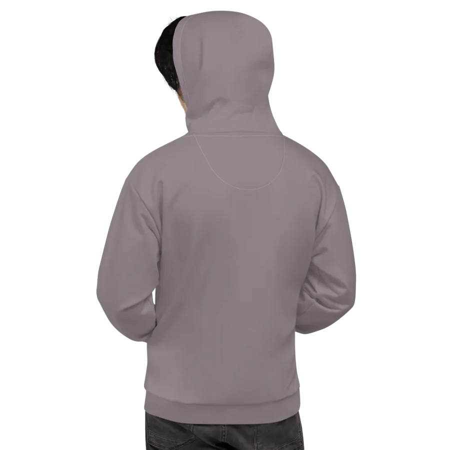 Plain Medium Gray True Summer Unisex Recycled Polyester Heavyweight Premium Hoodie by Treasure Pie product image (9)
