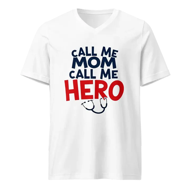 Heroic Mom V-Neck Tee product image (1)