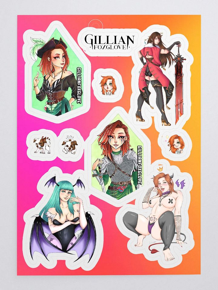 Gillian Foxglove Stickers product image (1)