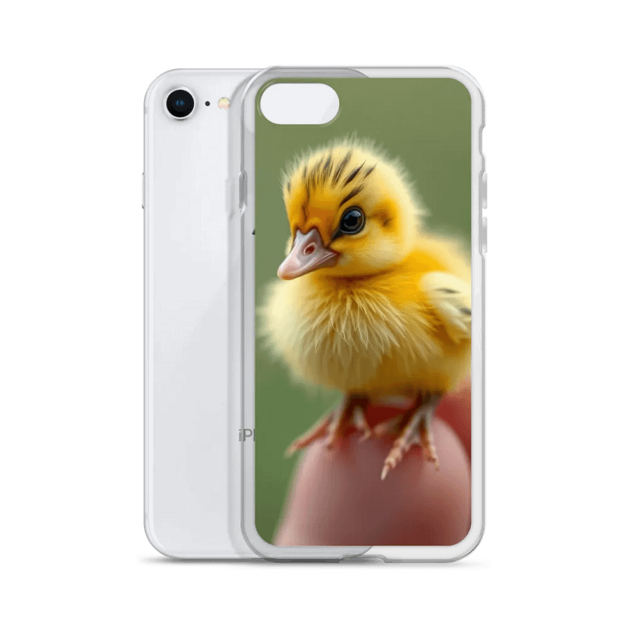 Fluffy Chick Clear iPhone Case product image (51)