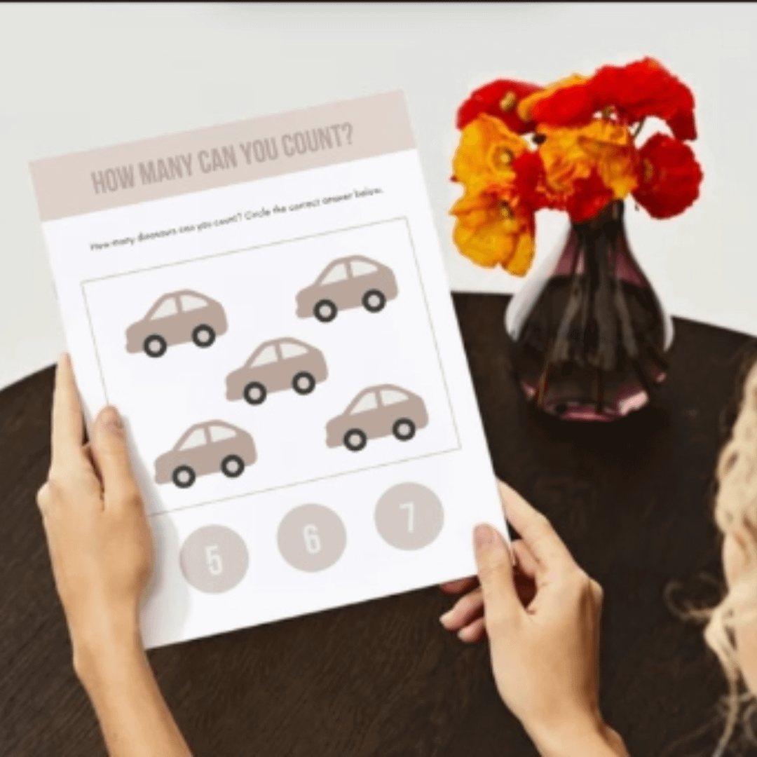 Toddler Learning Workbook 92 Pages | Preschool Printable Activities | Tracing, Counting, Colors, ABCs & Shapes product image (7)
