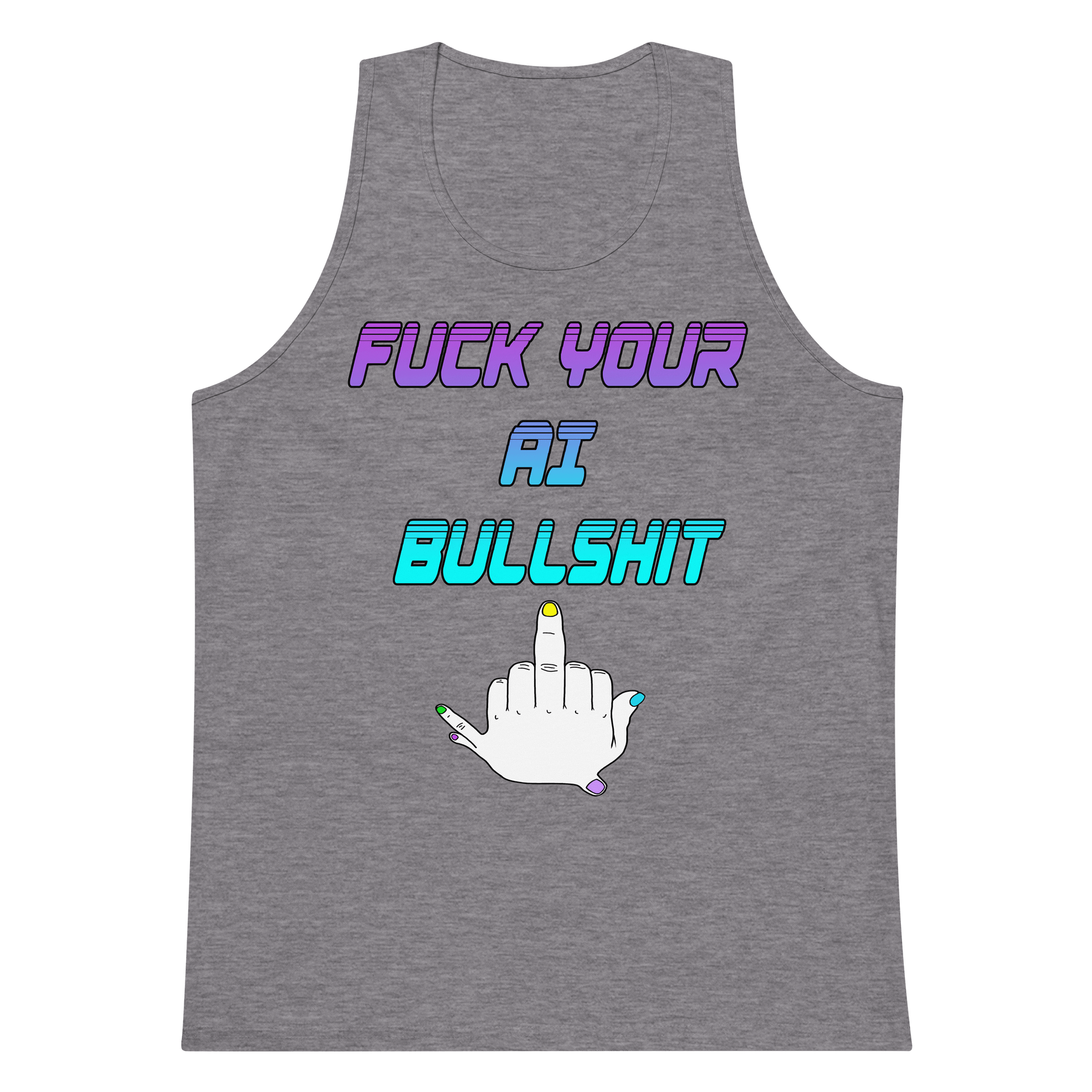 AI Bullshit Tank Top M product image (64)