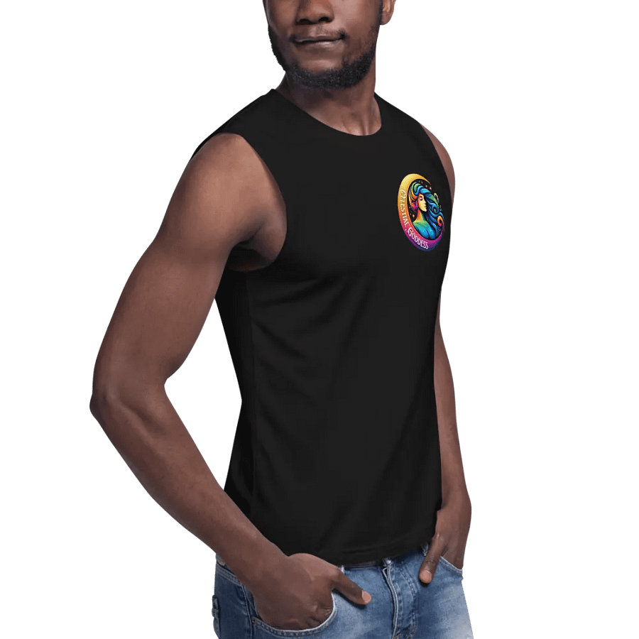 Celestial Crescent Moon Muscle Tank product image (6)