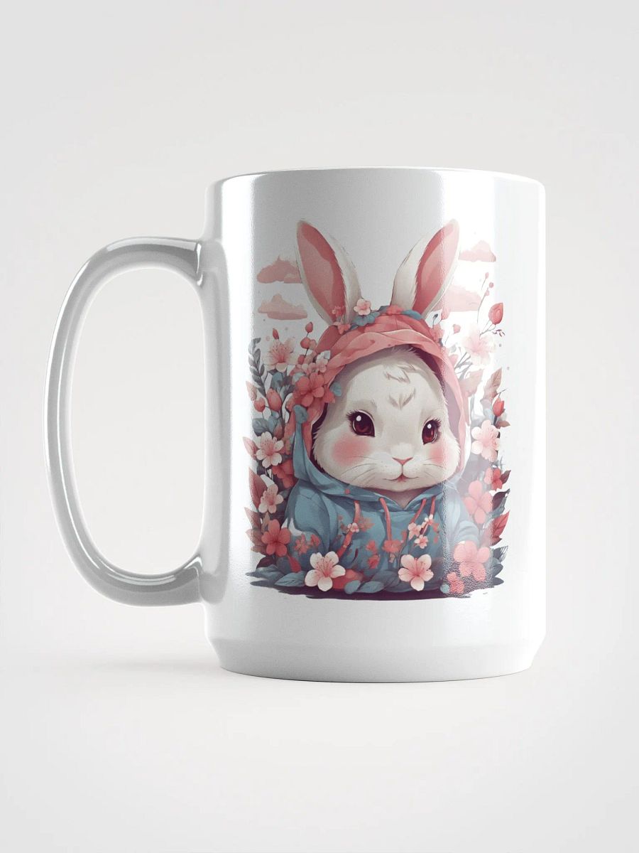 Kawaii Whimsical Bunny Ears Hoodie Mug product image (6)