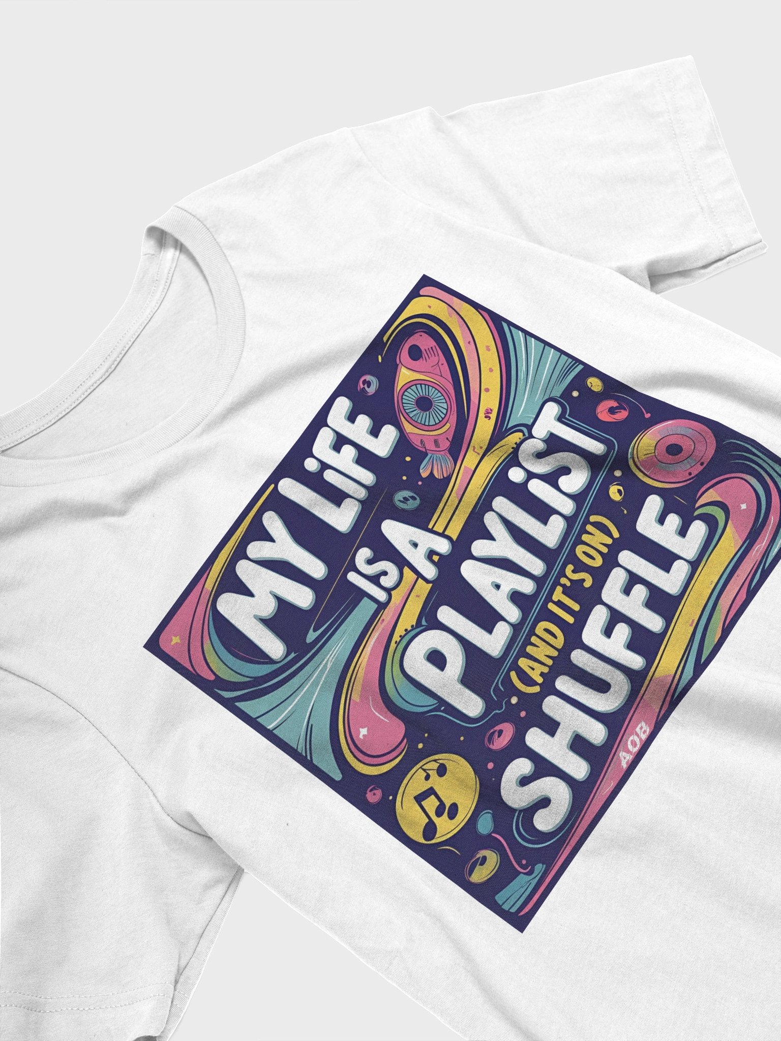 Playlist Shuffle Vibes T-Shirt product image (3)