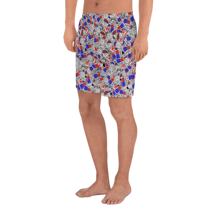 Sticker-Bomb Athletic Shorts product image (4)