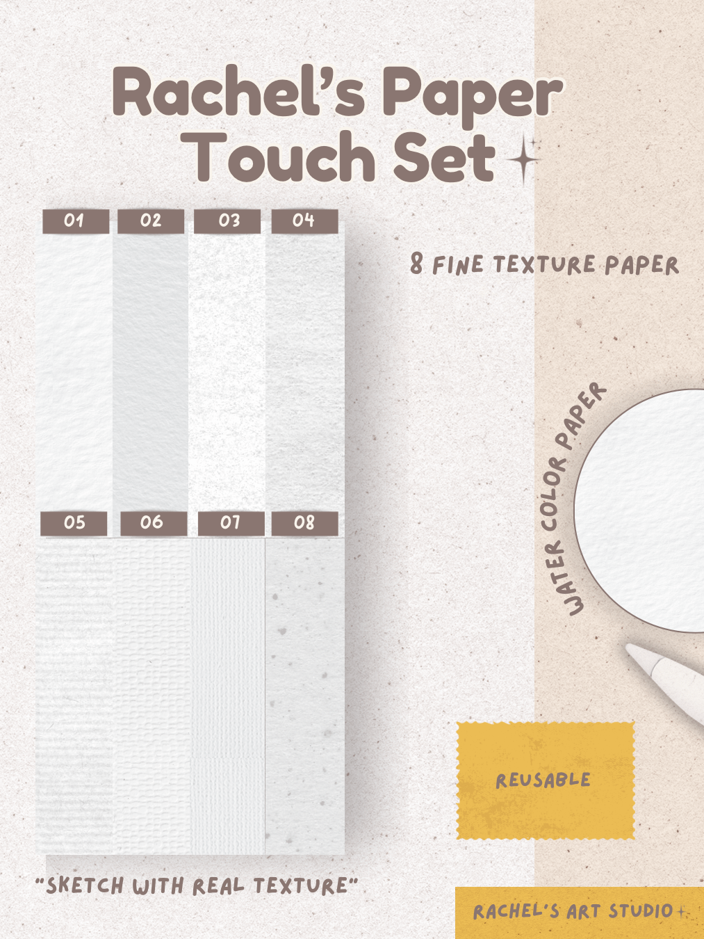 ✨Rachel’s Paper Touch Papers & Palettes – “A Texture You Can Feel”✨ product image (3)