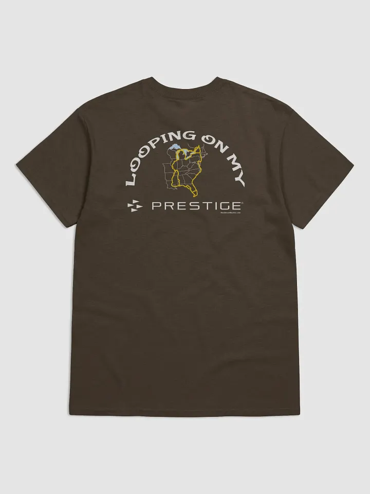 Looping On My Prestige - T-Shirt - Dark Shirt w/White Logo product image (1)