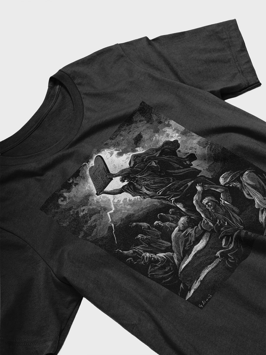 Moses Breaking the Tables of the Law Gustave Dore Bible Illustration Unisex T-Shirt product image (3)