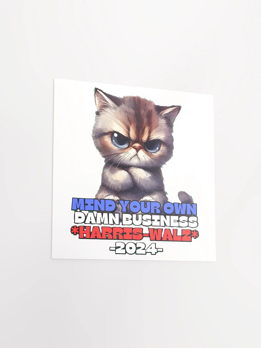 HARRIS-WALZ 2024 MIND YOUR OWN DAMN BUSINESS product image (3)