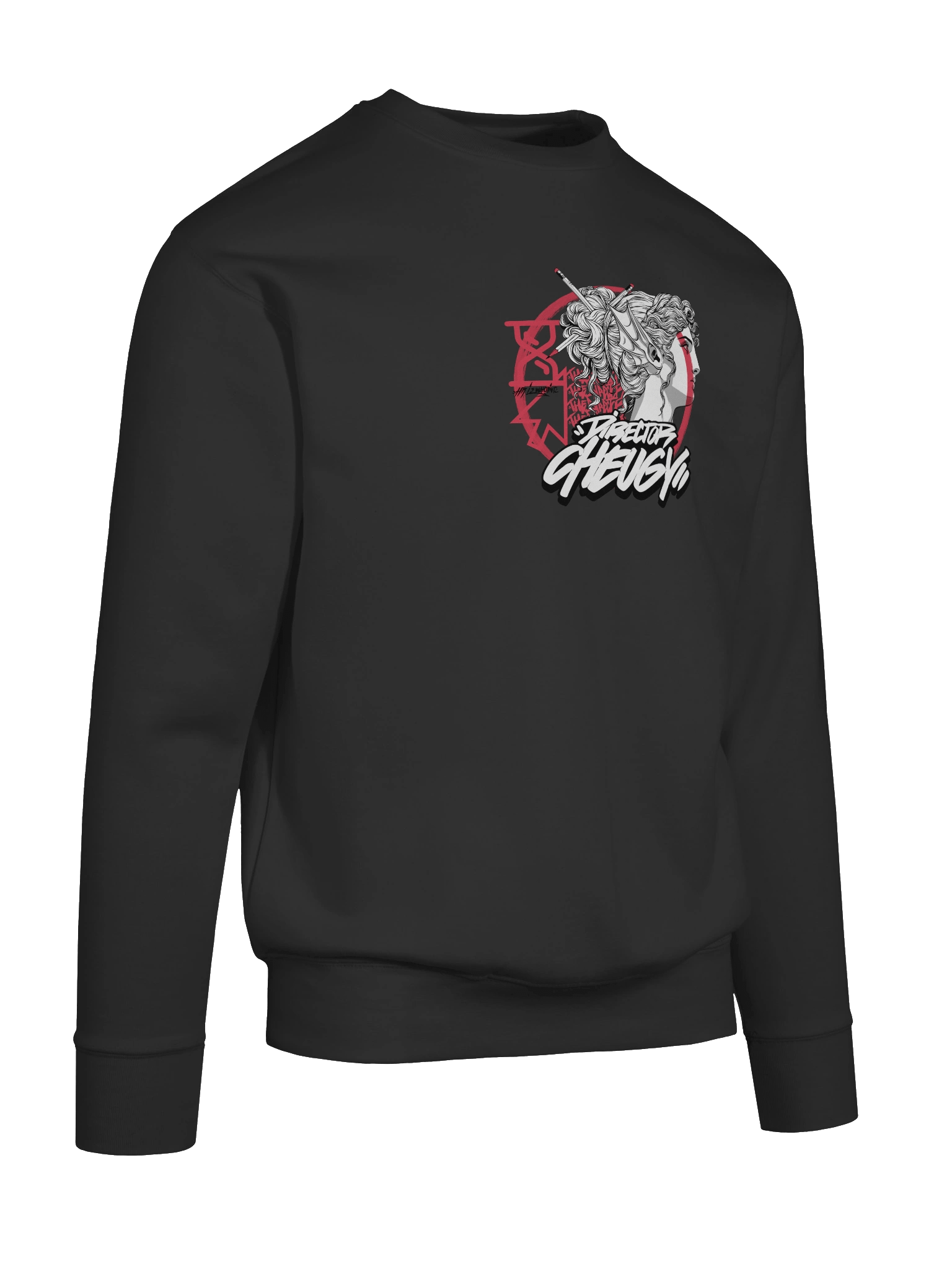 Bustin Crew Neck Sweatshirt (White) product image (10)