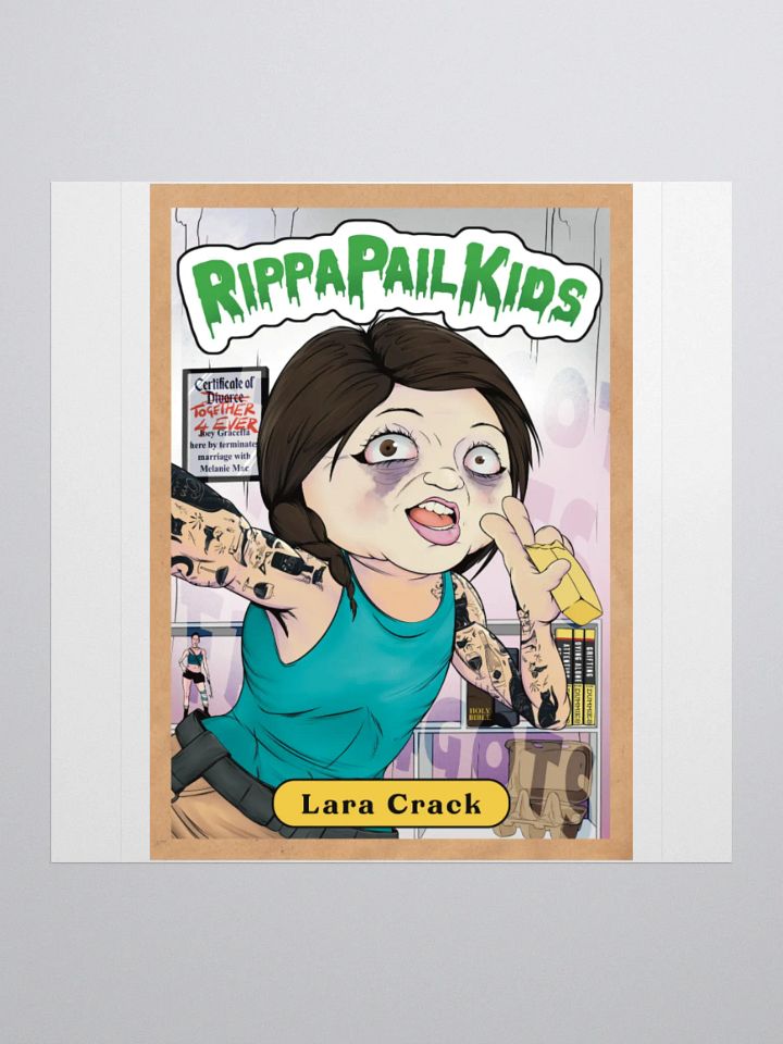 RippaPail Kids Lara Crack Sticker product image (1)