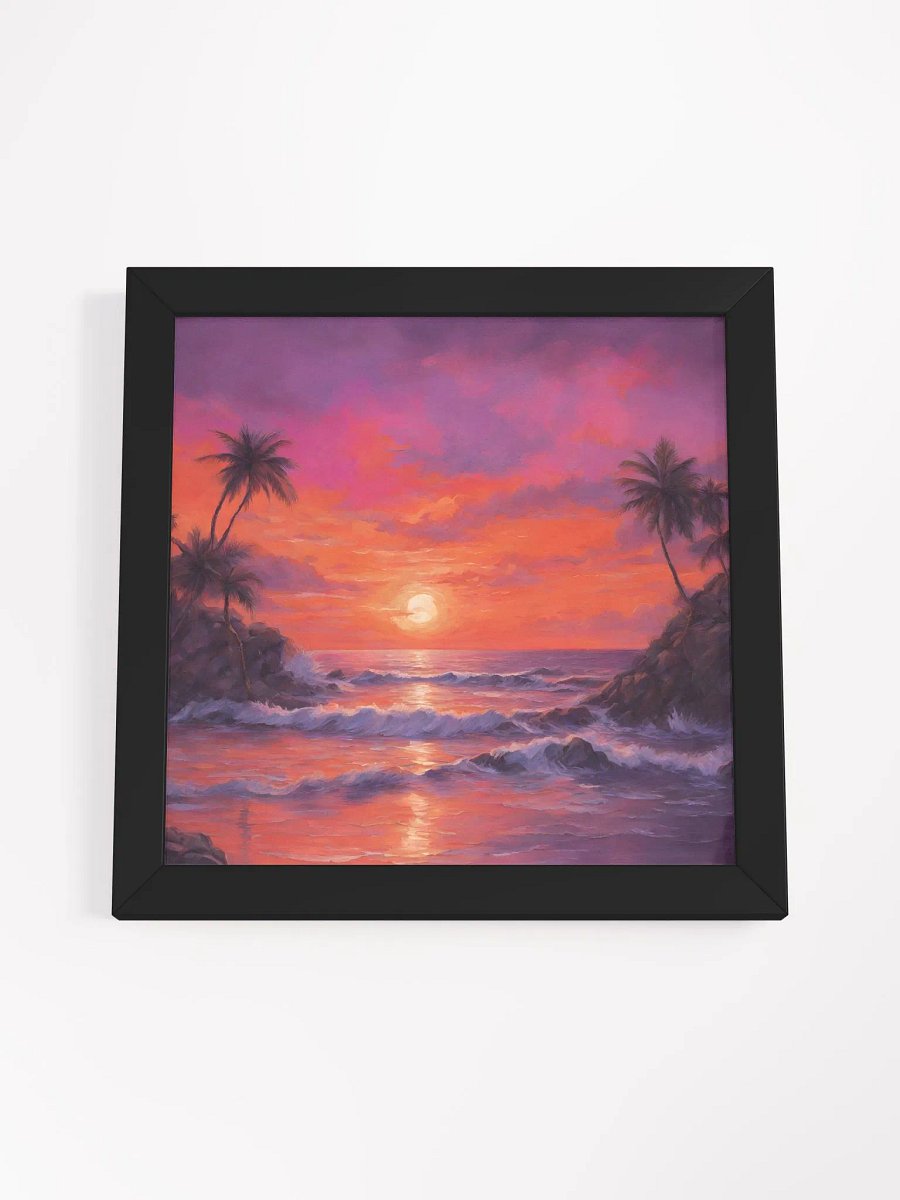 Sunset by the Sea Series #4; Eco-Friendly Matte Poster Art product image (4)