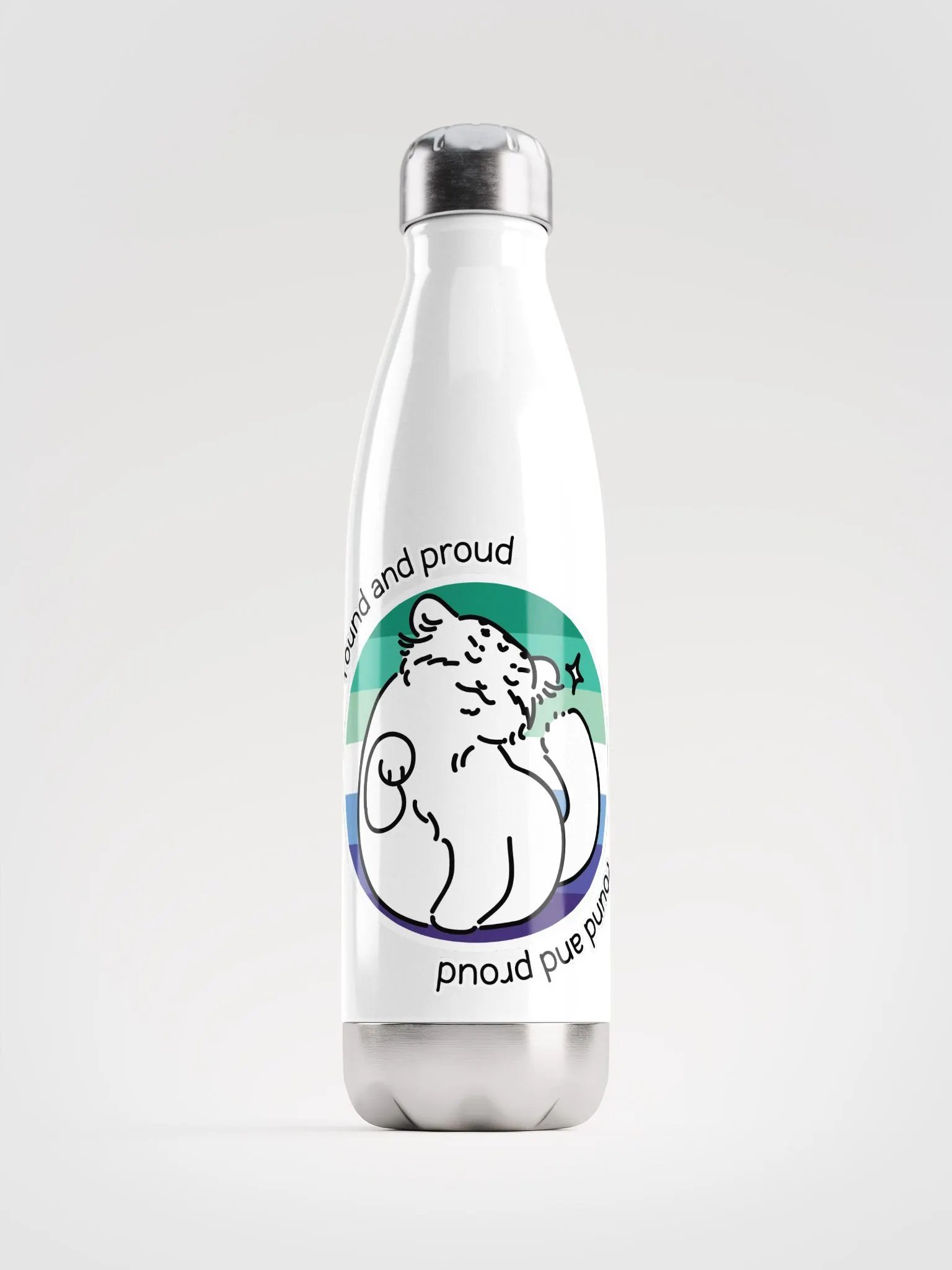 Round and Proud Manul Pride Gay MLM Version - Bottle product image (1)