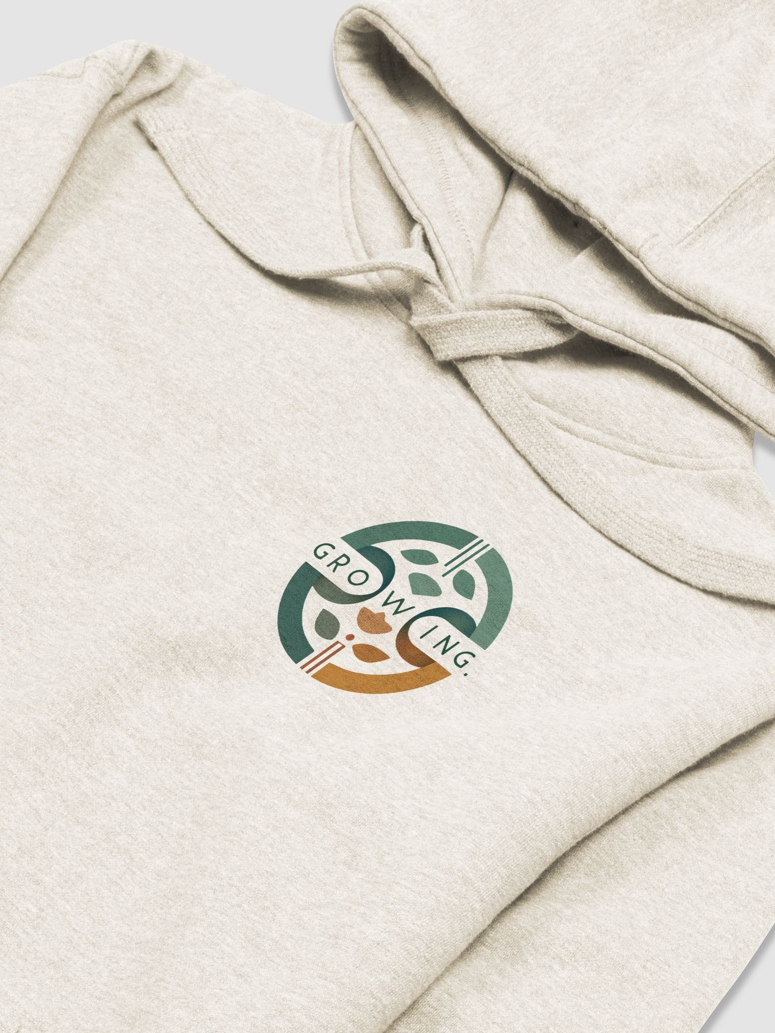 GROWING Unisex Premium Hoodie - Nature-Inspired Design product image (11)