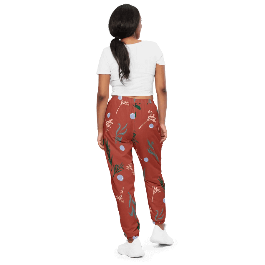 Winter Botanical All-Over Print Track Pants product image (11)