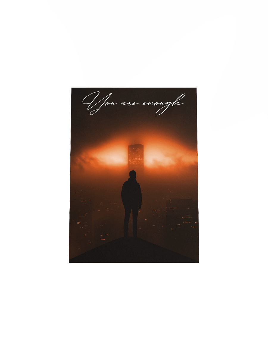 "You are enough" Handwritten Matte Poster product image (21)