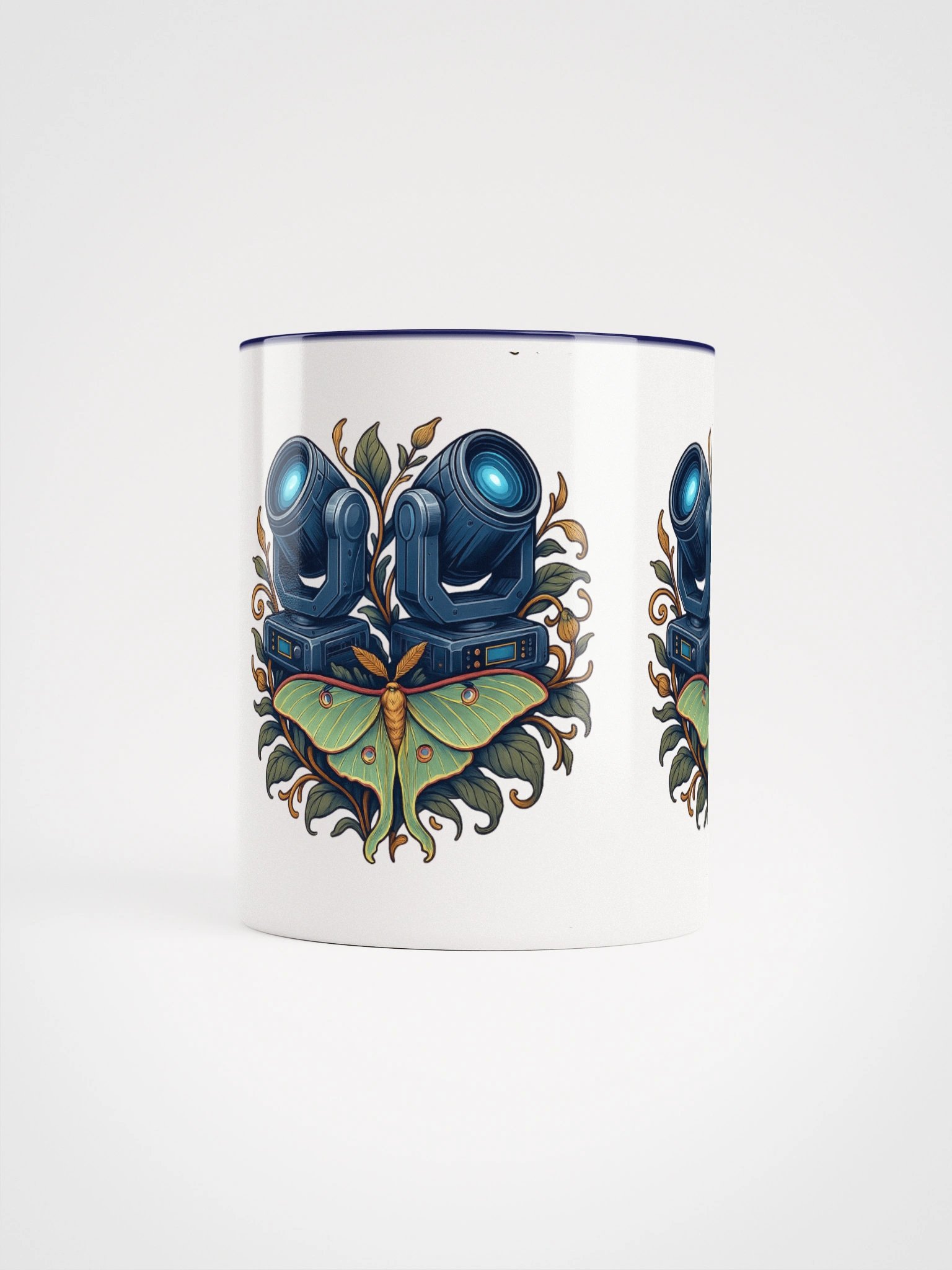 Theatrically Jerry: "Luna Moth" Moving Head Light Ceramic Mug product image (33)