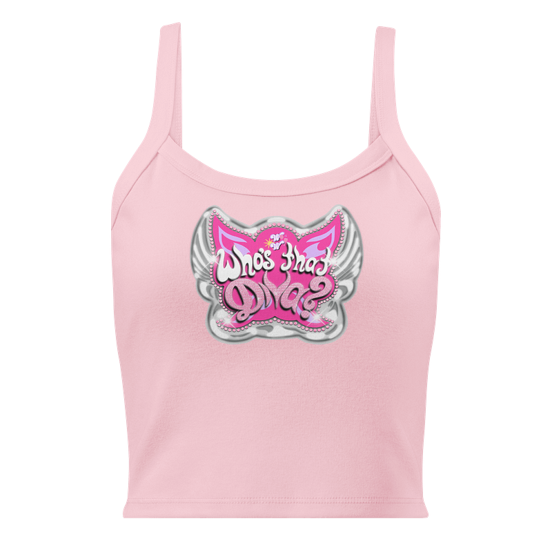 Who's That Diva? Micro Ribbed Tank Top