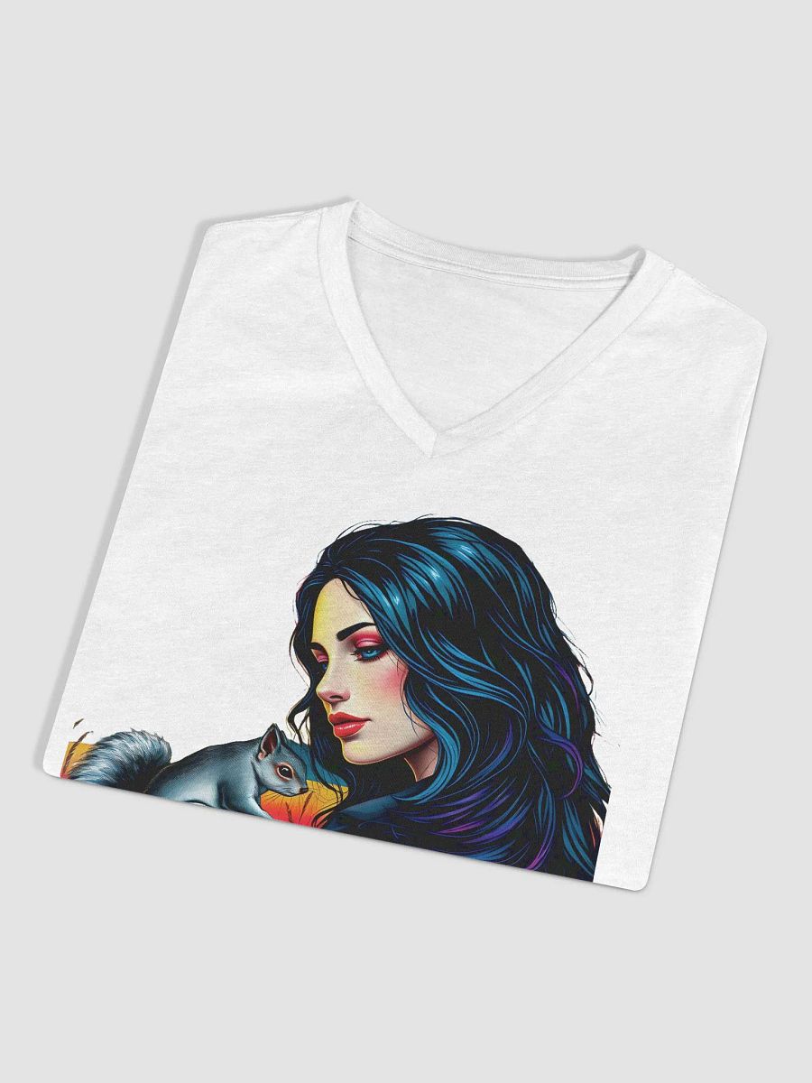 Midnight Elegance Women's V-Neck T-Shirt product image (3)