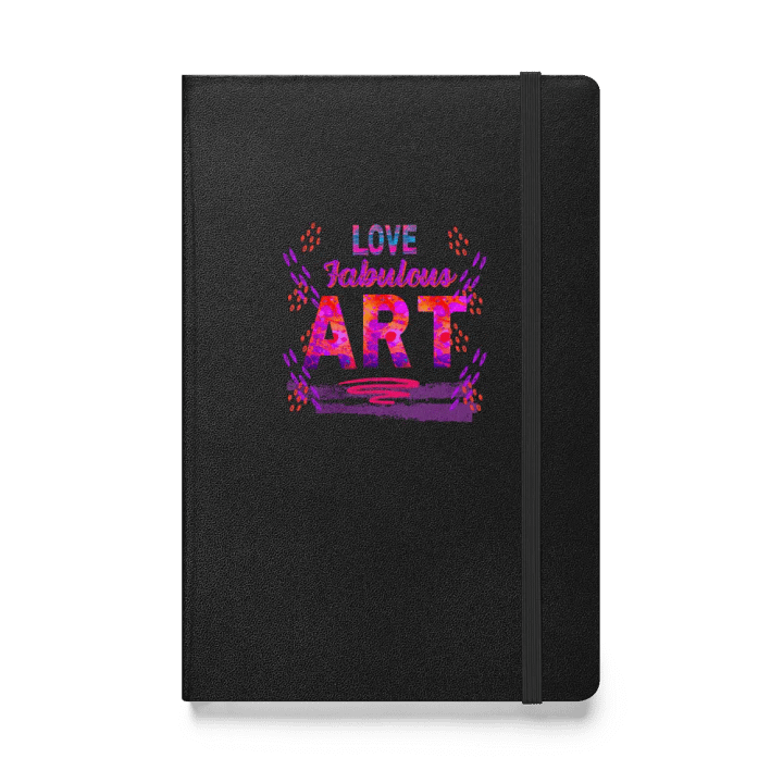 Vibrant Love ART Hardcover NotebookArt Lover's Delight Hardcover Notebook for art students moms daughters friends art teachers product image (1)
