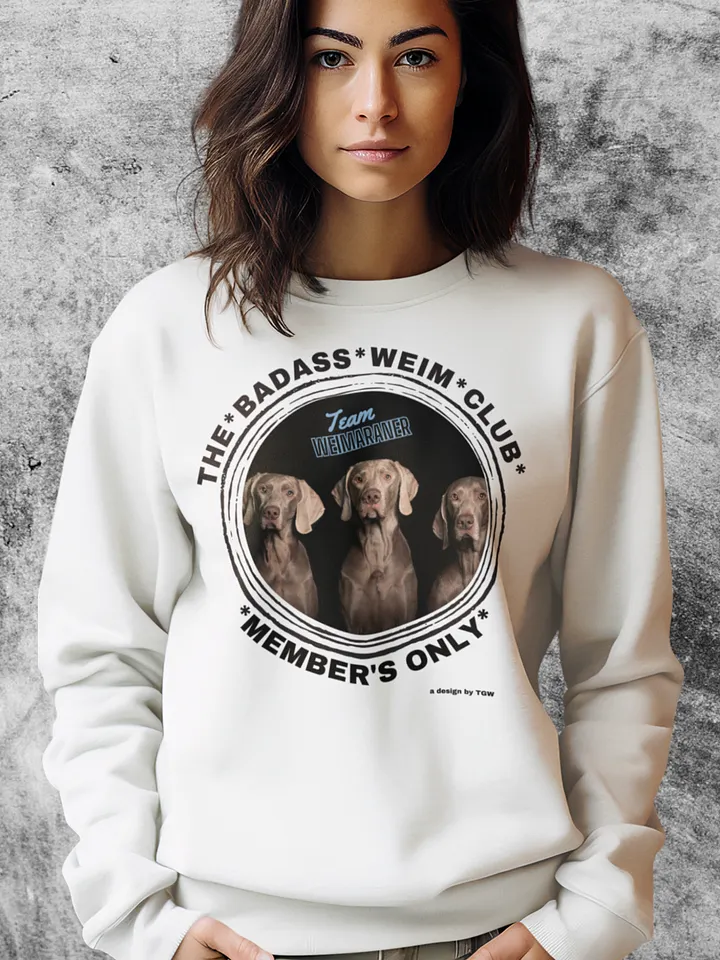 The Badass Weim Club - Cotton Heritage Premium Sweatshirt product image (1)