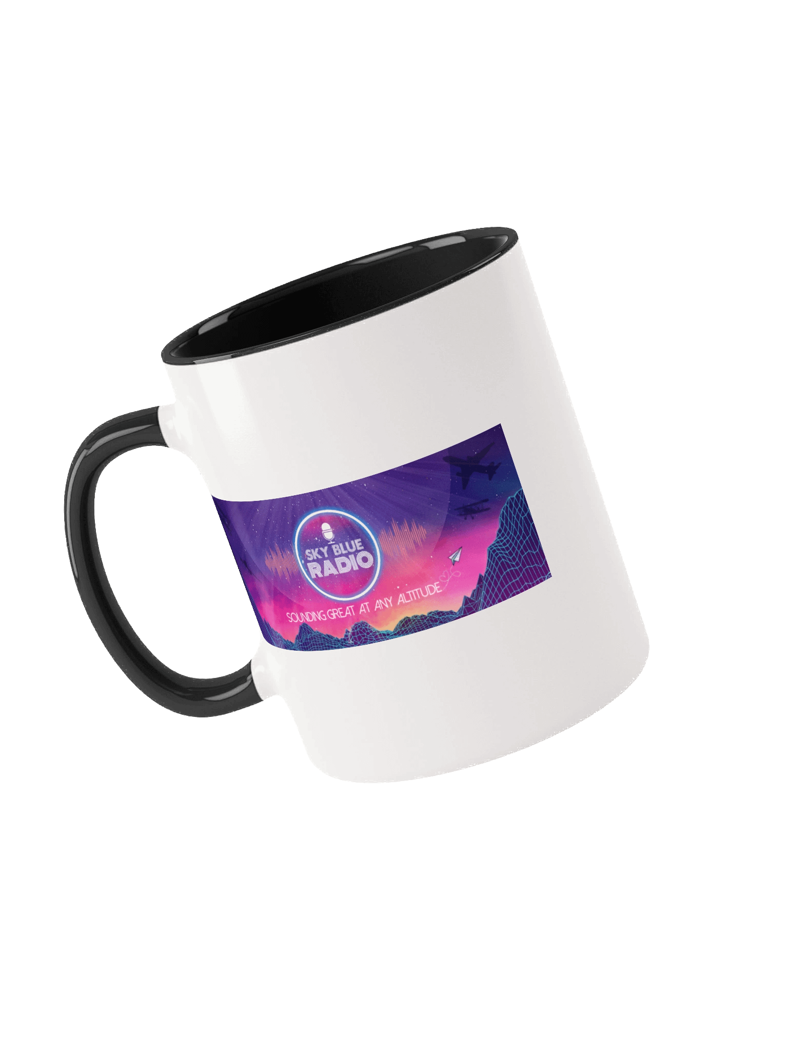 Sky Blue Radio Ceramic Mug product image (5)