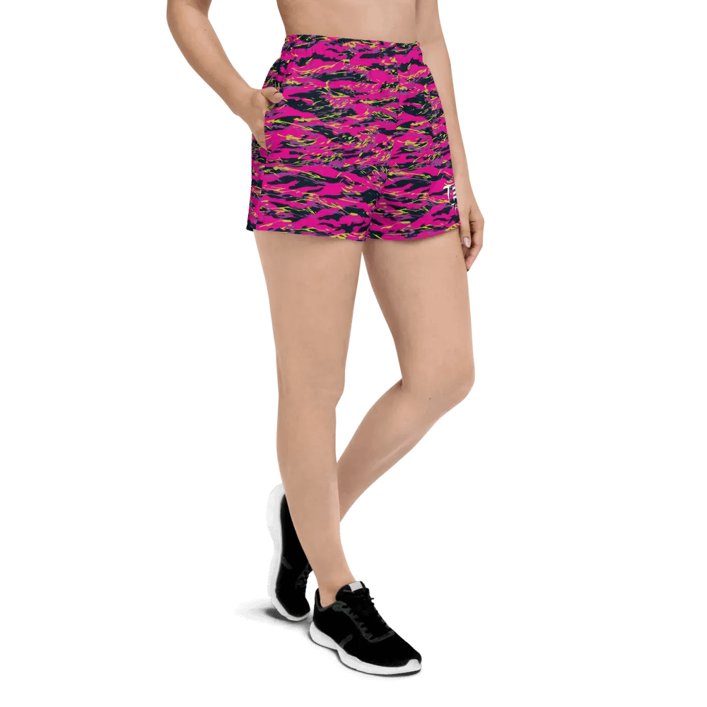Pink Camo Gym Shorts product image (10)