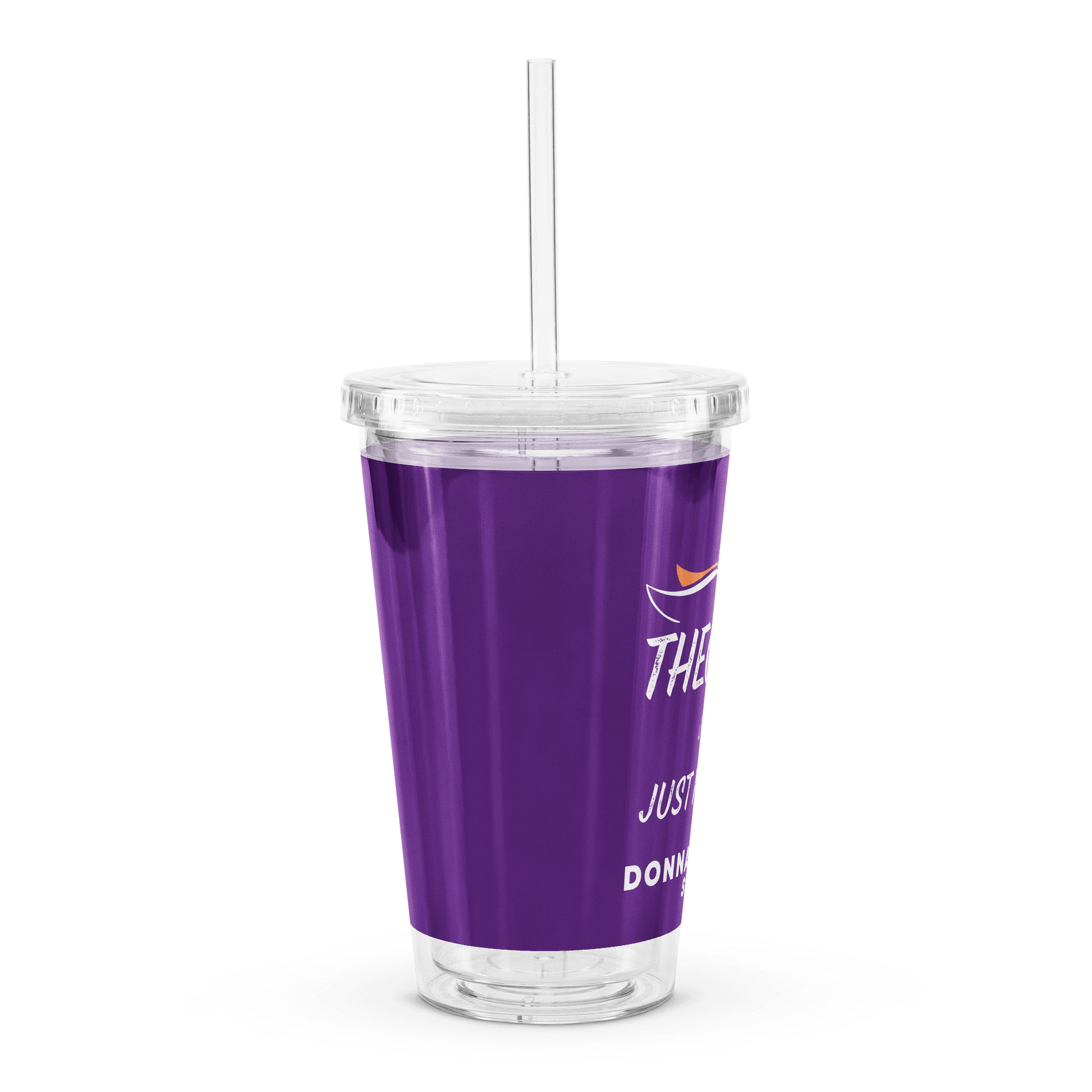 Theology Isn't Just for Boys Double Wall Clear Plastic Tumbler product image (3)