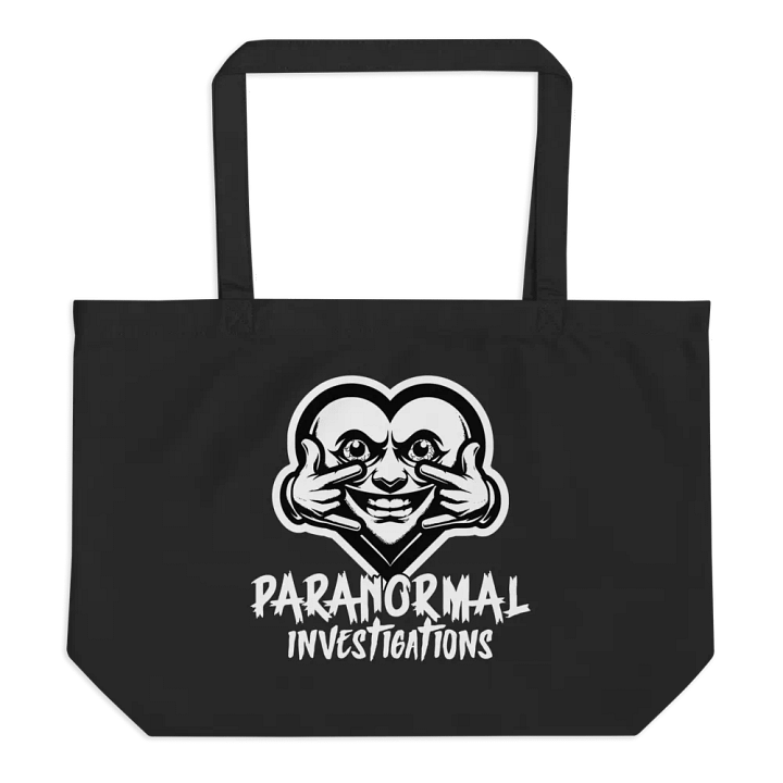 🖤 Paranormal Investigations Organic Canvas Statement Tote Bag product image (1)