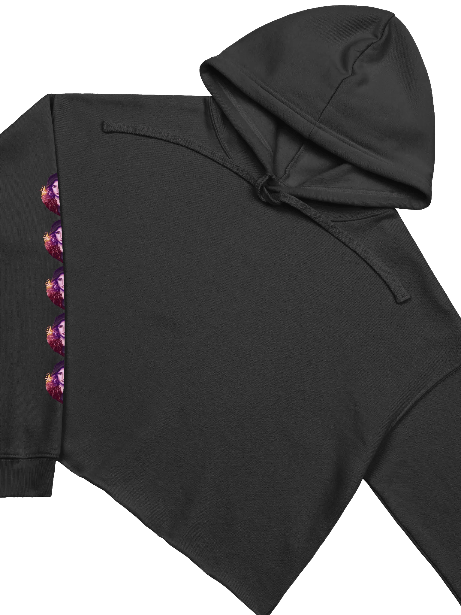 ReaperBabe Gaming Cropped Hoodie (Sleeve Logo) product image (16)