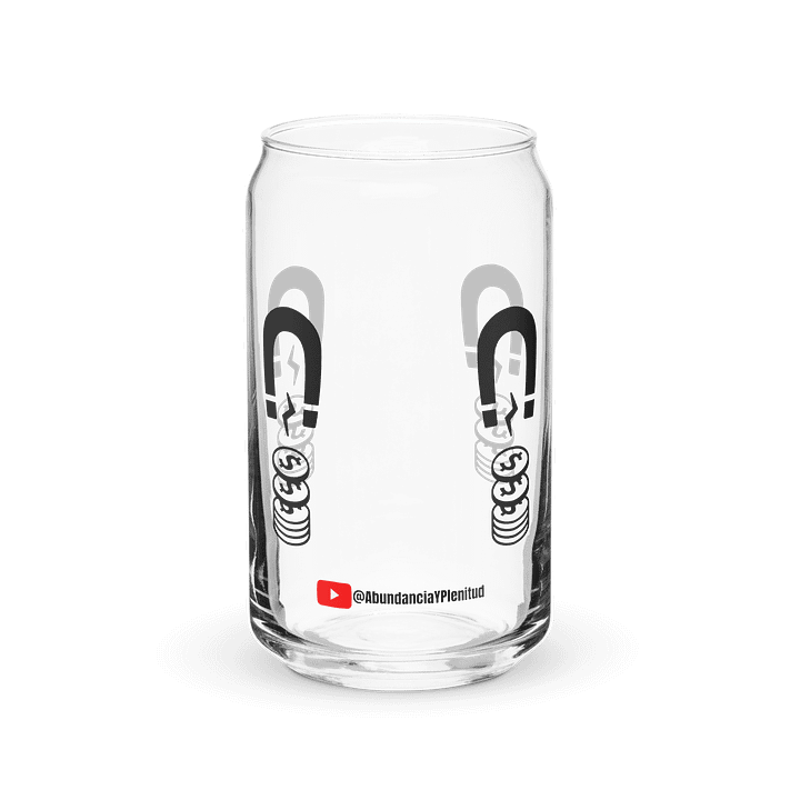 Vaso de Vidrio con Forma de Lata – Imán de Dinero product image (2)
