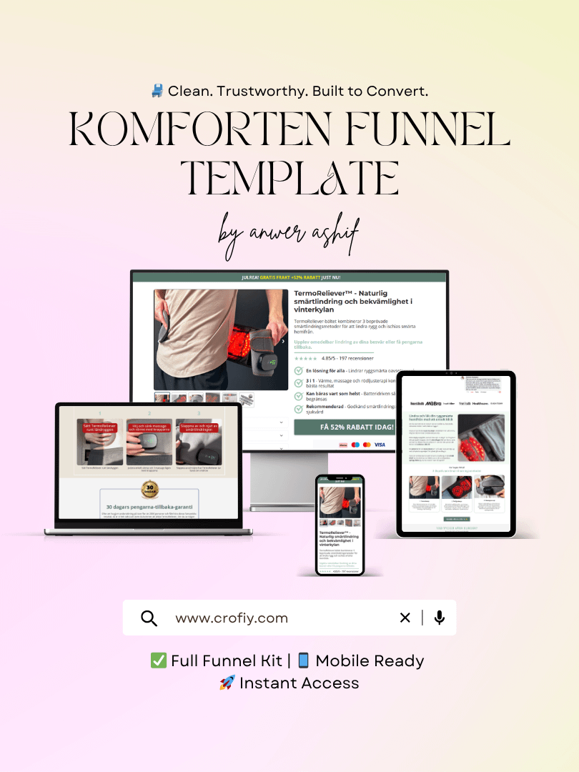 Komforten Funnelish Templates product image (1)
