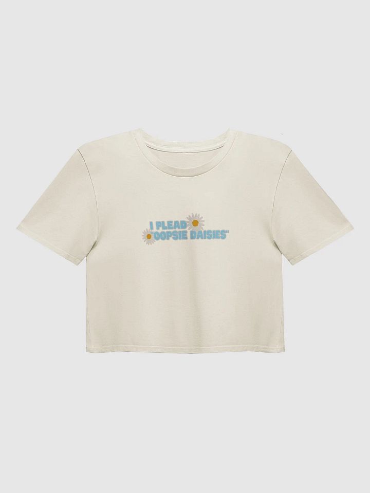I plead oopsie daisies crop top product image (1)