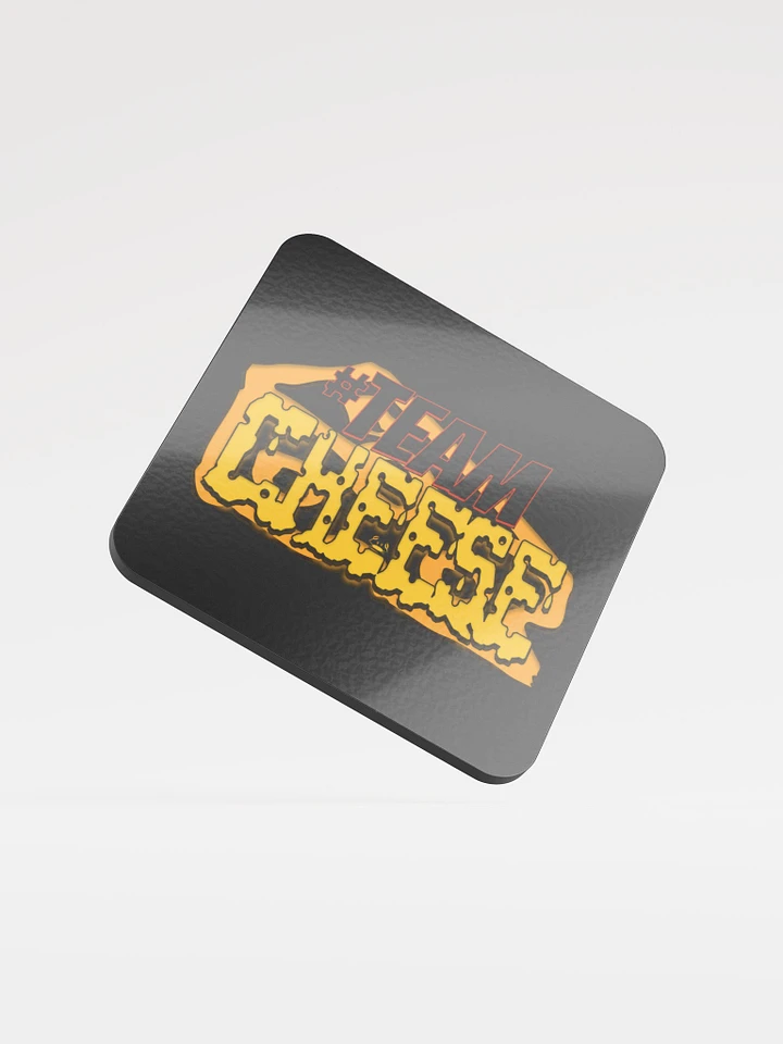 #Team Cheese Cork Coaster product image (1)