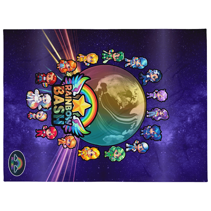 Rainbow Bash Blankie product image (1)