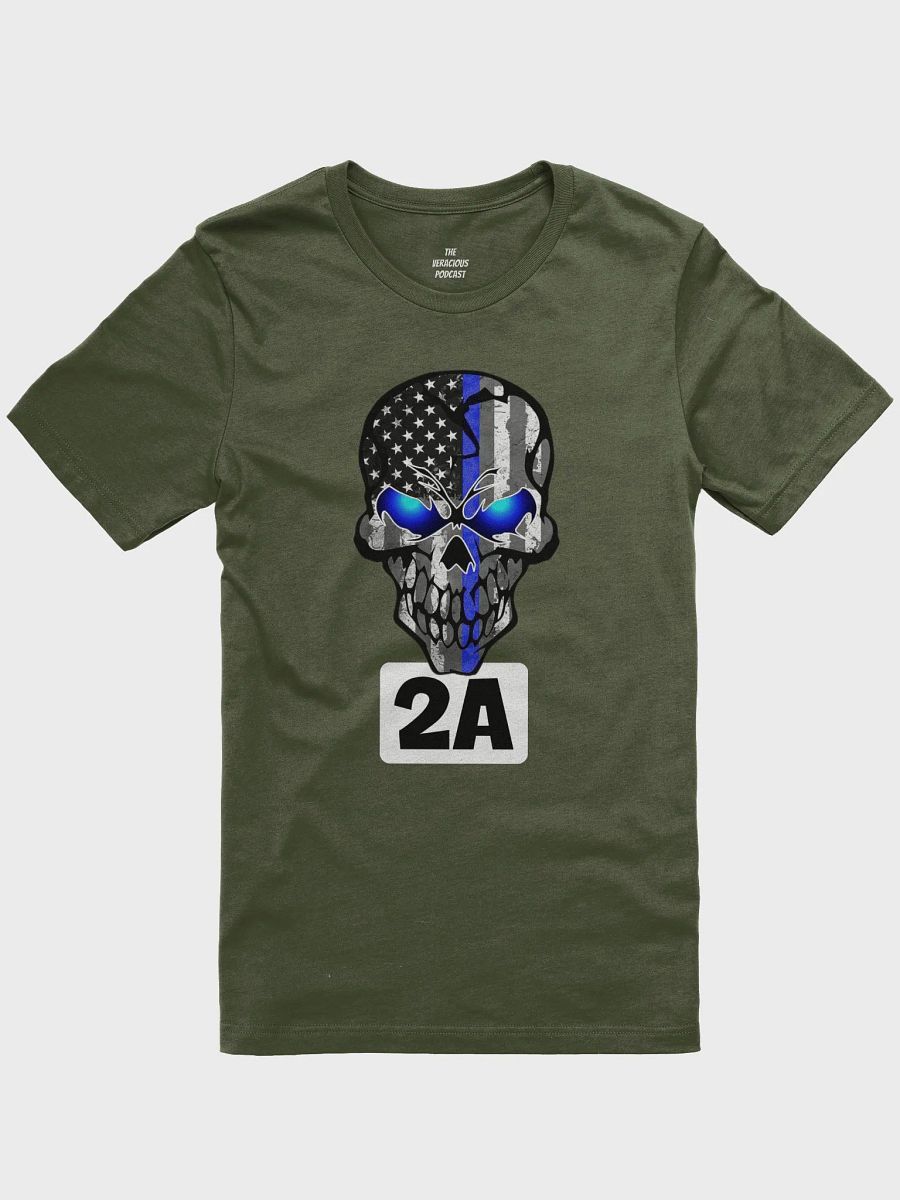 Thin Blue Line 2nd Amendment #1 Supersoft T-Shirt product image (1)
