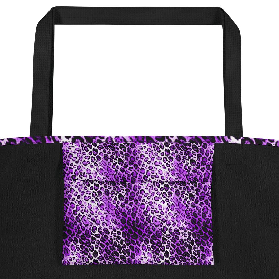 Purple Leopard Pattern Tote Bag product image (2)