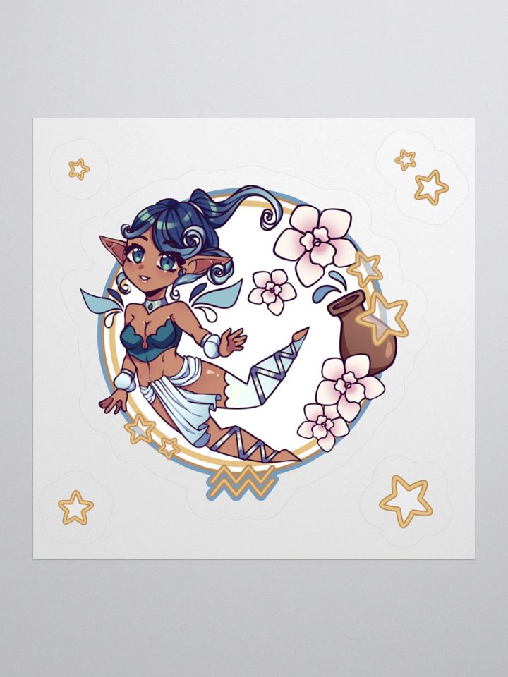 AQUARIUS ☆ Zodiac Chibi Sticker product image (2)