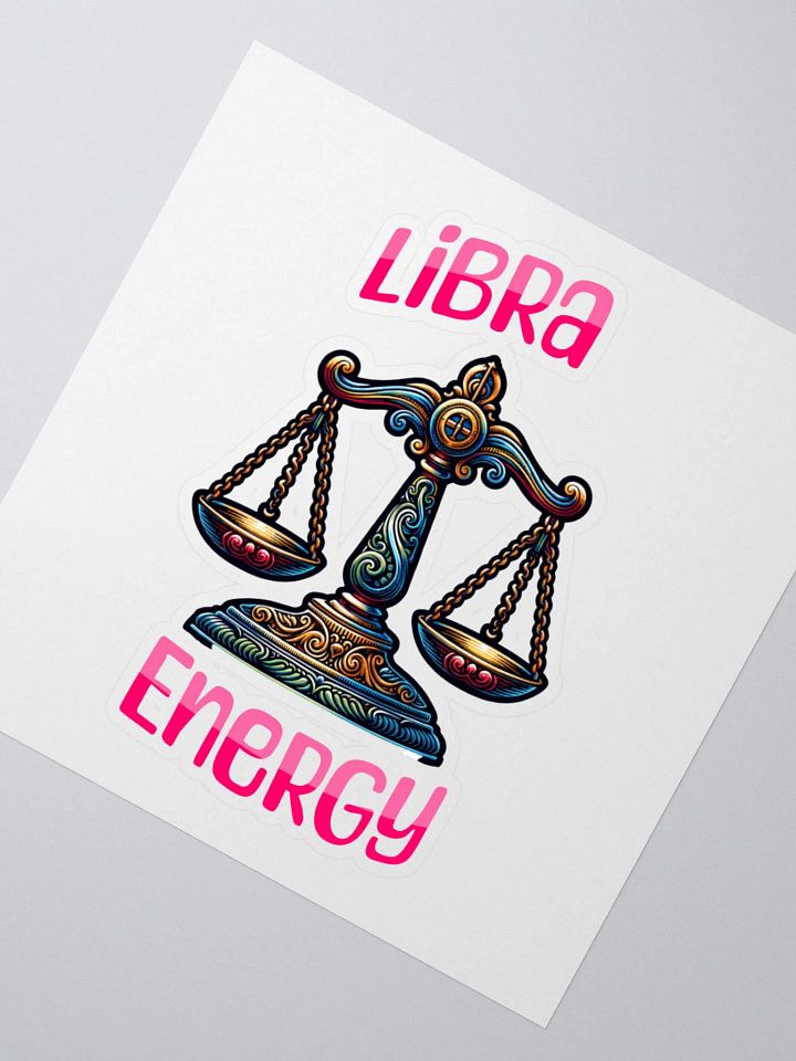 Zodiac Sign Libra Energy Sticker product image (2)