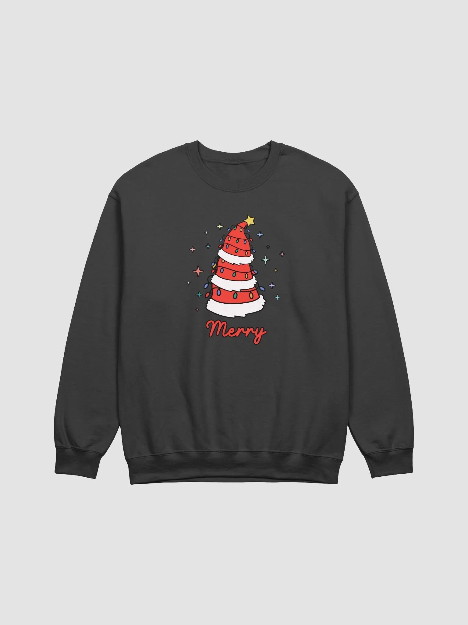 Christmas Santa Hat Tree Sweatshirt 3553 product image (9)