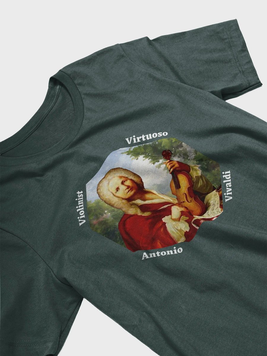 Antonio Vivaldi - Violinist Virtuoso | Dark T-Shirt product image (3)